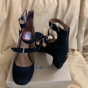 DSW  Black Suede Pumps 7 1/2